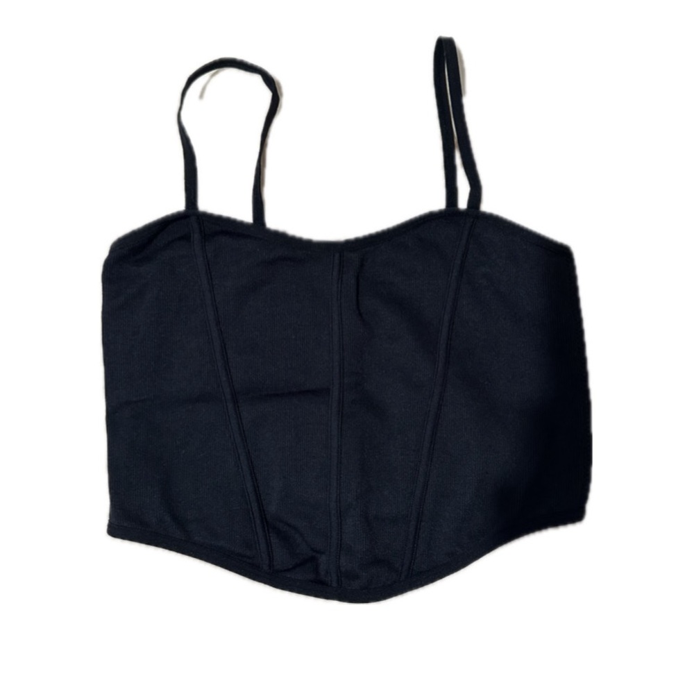 Garage Black Corset Top